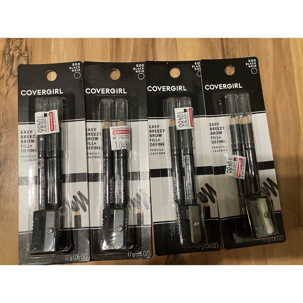 Lot Of 4 - Covergirl Eyeliner 509 Black Noir NEW
